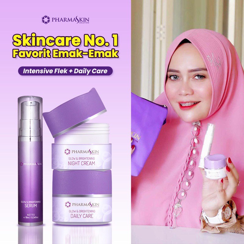 Paket Cream Flek Hitam Membandel By Pharmaskin Intensive Flek Daily | Pharmaskin Paket Flek