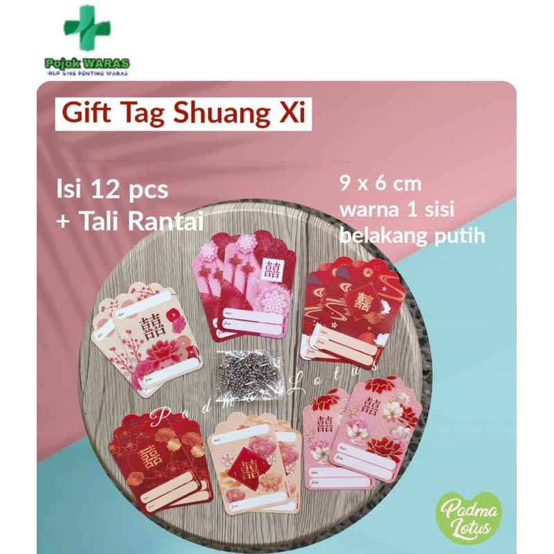GIFT TAG - TAG KADO KARTU UCAPAN ULANG TAHUN NATAL LAMARAN SANGJIT
