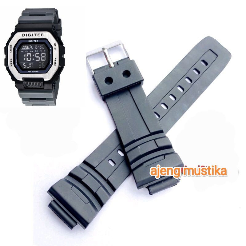 Strap Tali Jam Tangan Digitec 5050 5050T DG5050T DG-5050T DG-5050 Bonus Pen Tali