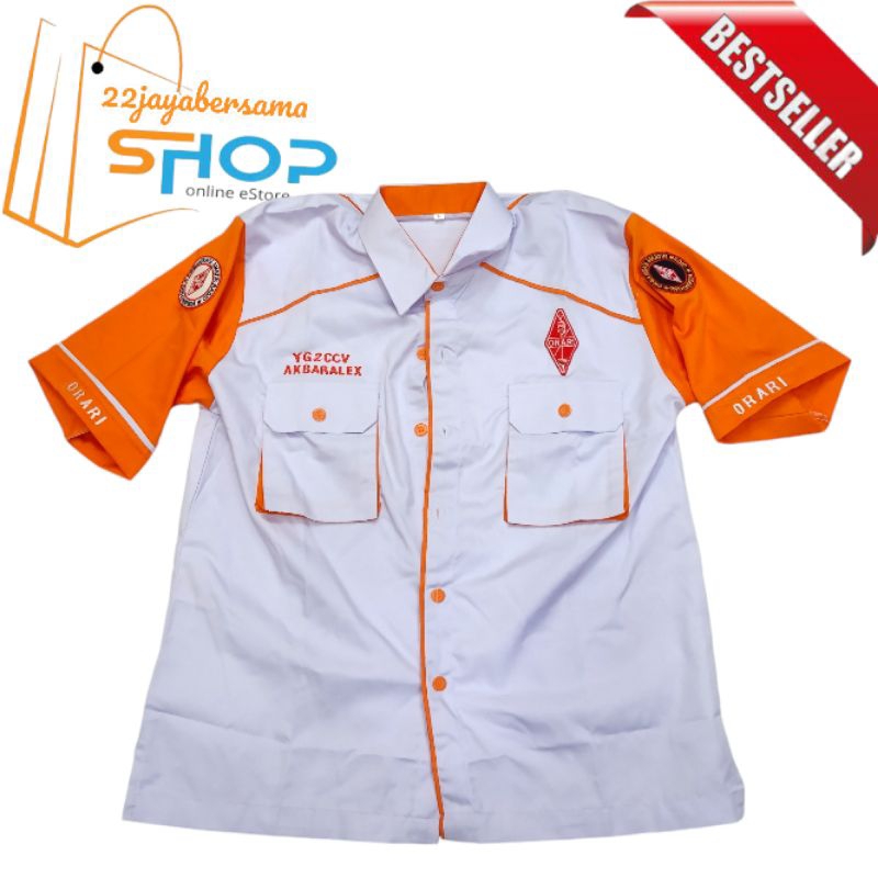 Baju Kemeja ORARI Nasional | Seragam ORARI Full Logo