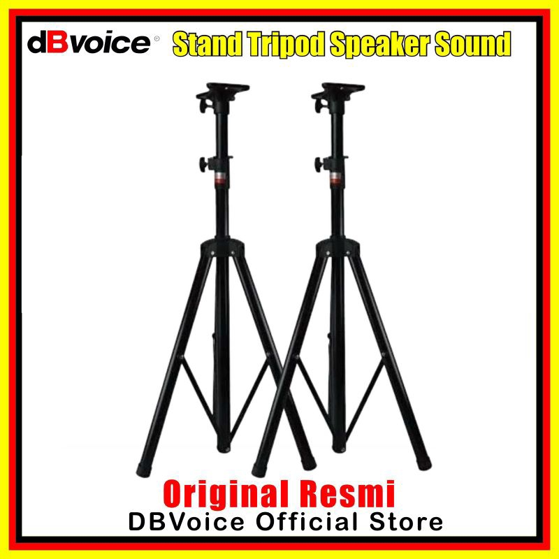 Stand Speaker Sound Aktif Pasif Portable Kaki 3 Besi Original berkualitas Promo