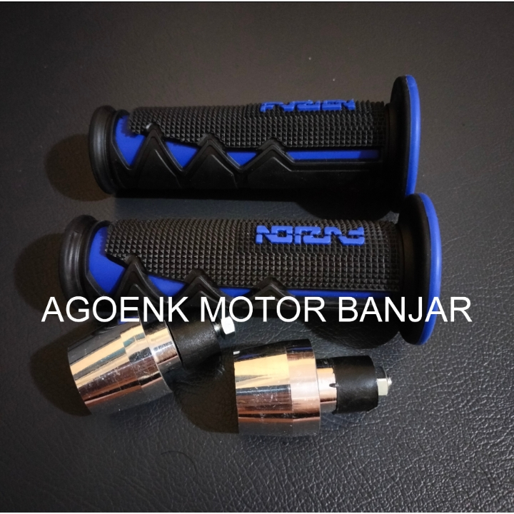 paket hemat Handgrip motor shark / grip motor / handfat / sarung gas motor variasi set jalu stang ch