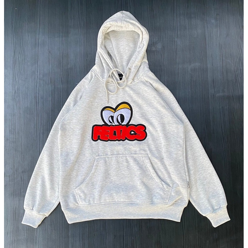 HOODIE JAKET FELTICS TOWEL BORDIR HANDUK PRIA WANITA CASUAL KEREN ELEGAN