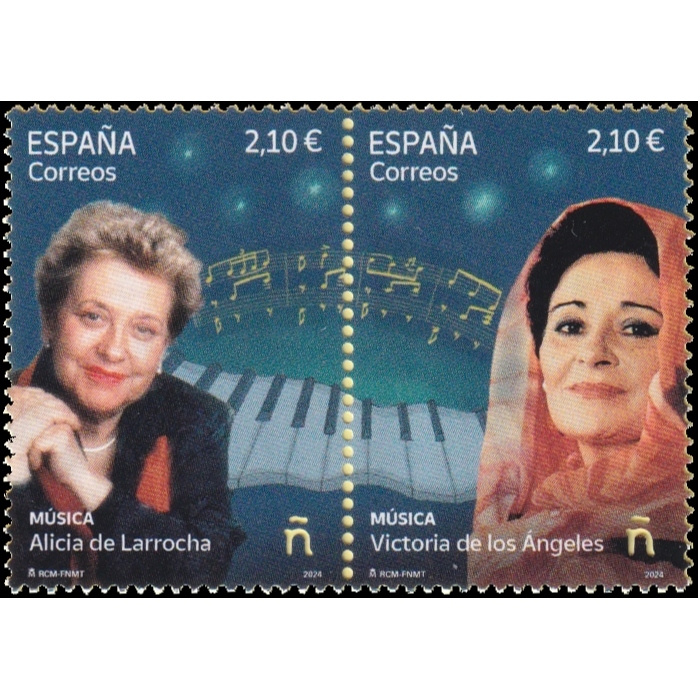 

Prangko Spain 2024 Female Musicians of Spain SW #5813-5814 HQO-HQP Mint Never Hinged Very Fine