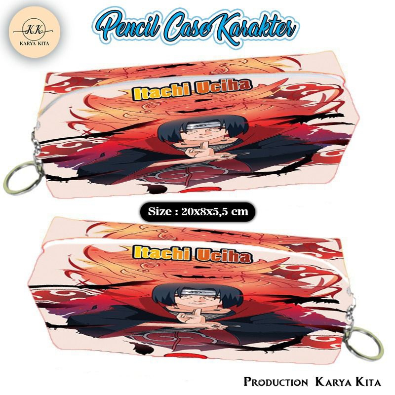 

{COD} KOTAK PENSIL KARAKTER ITACHI UCHIHA TAK 01