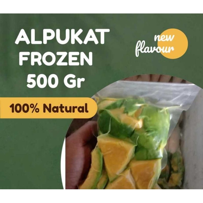 

ALPUKAT MENTEGA FROZEN/DAGING ALPUKAT 500GR AVOCADO BUAH BEKU UNTUK JUS