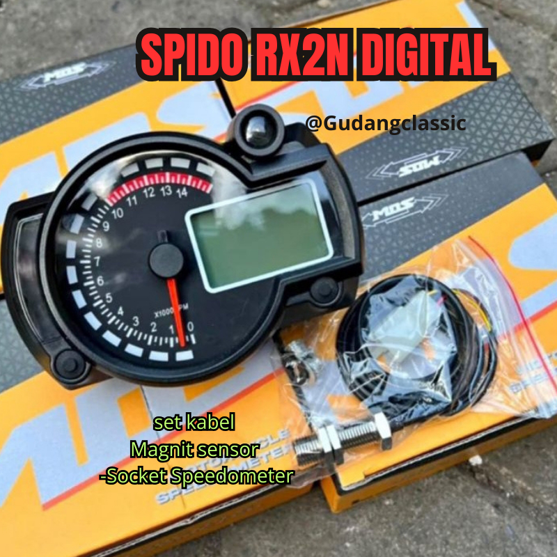 SPIDO KOSO RX2 SPIDOMETER KOSO RX2N MOS