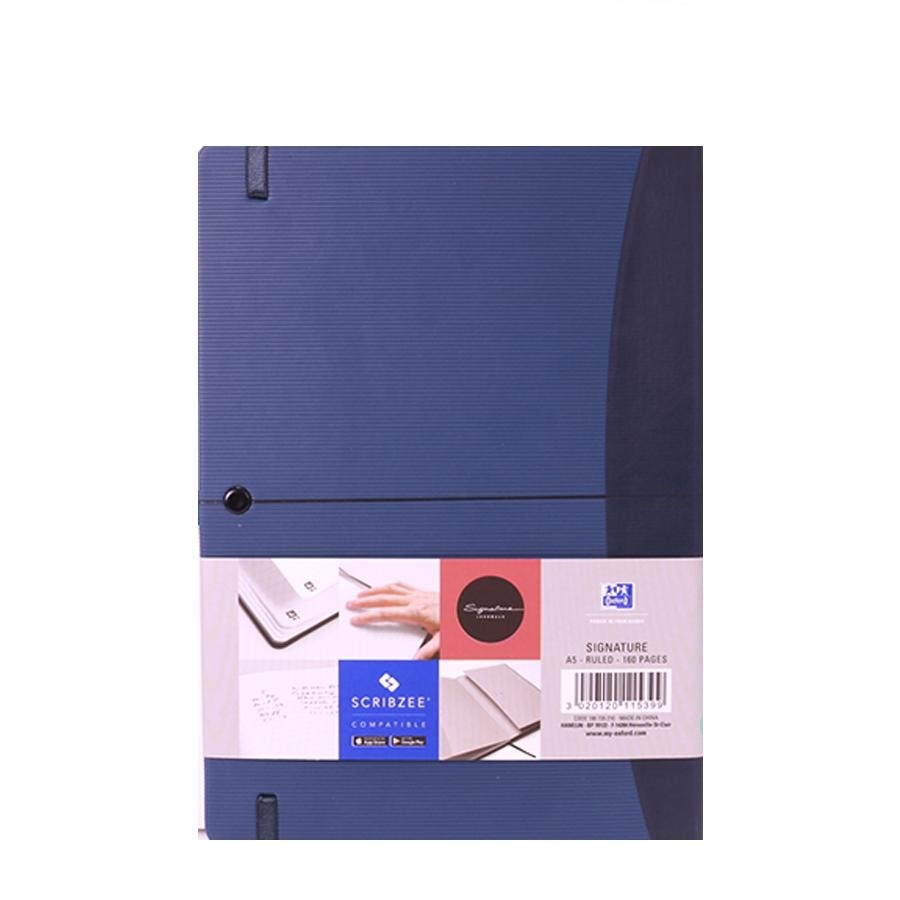 

Oxford Business Notebook A5 Signature Hard Cover Warna Blue Buku Catatan Kerja Bisnis #10073521001