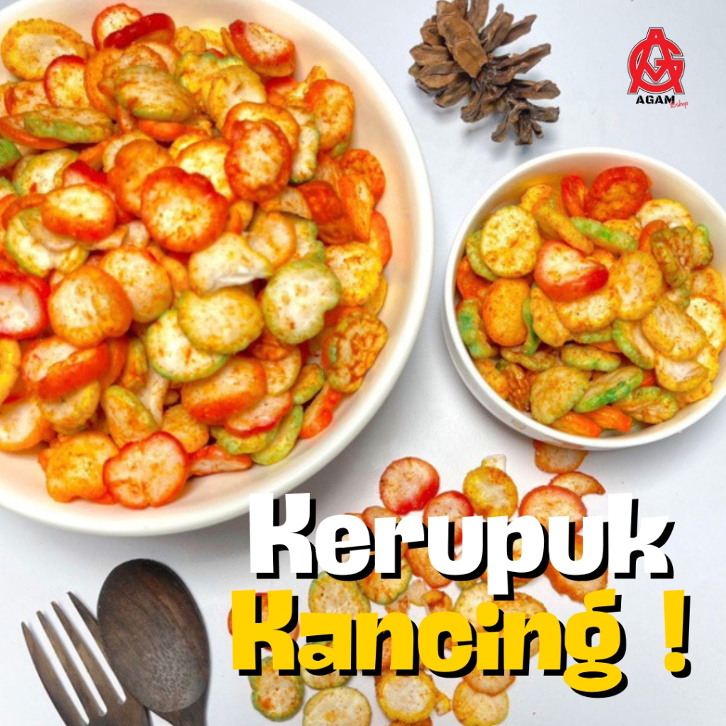 

KERUPUK KANCING ORIGINAL / KERUPUK VIRAL / KERUPUK KEKINIAN / AGAM BSHOP