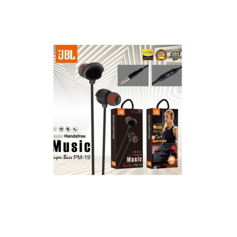 Handsfree J PM-19 headset jbl pm19