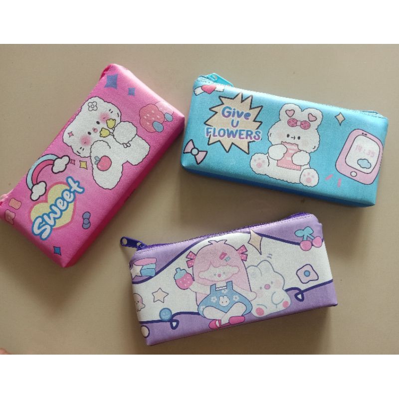 

Tepak pouch sweet karacter resleting || tempat pensil lucu murah bagus || cocok buat hadiah