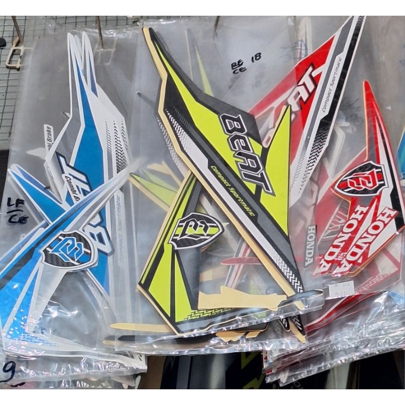 Striping Stiker Honda Beat 2019 List Body Beat Cbs 2019