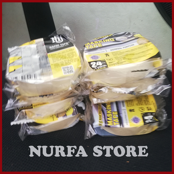 

LAKBAN KERTAS NACHI MASKING TAPE GENERAL PURPOSE 24MM 20 YARDS