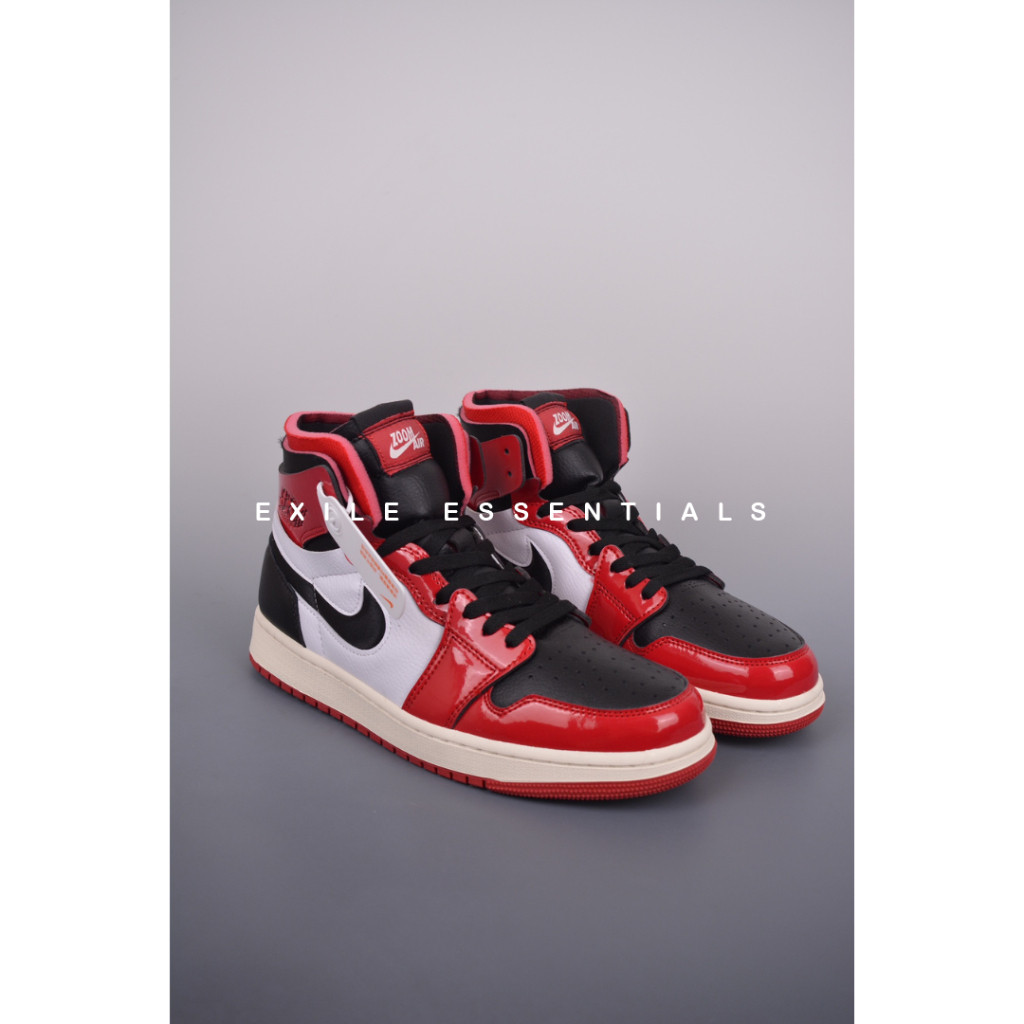[READY STOCK SIZE 39] Nike Air Jordan 1 High Zoom Comfort Patent Chicago Bulls (CMFT)
