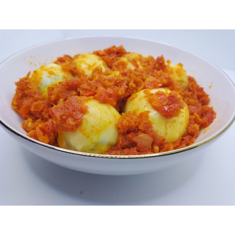 

DAPUR MINCI - Telor Balado khas Minang (6 butir)