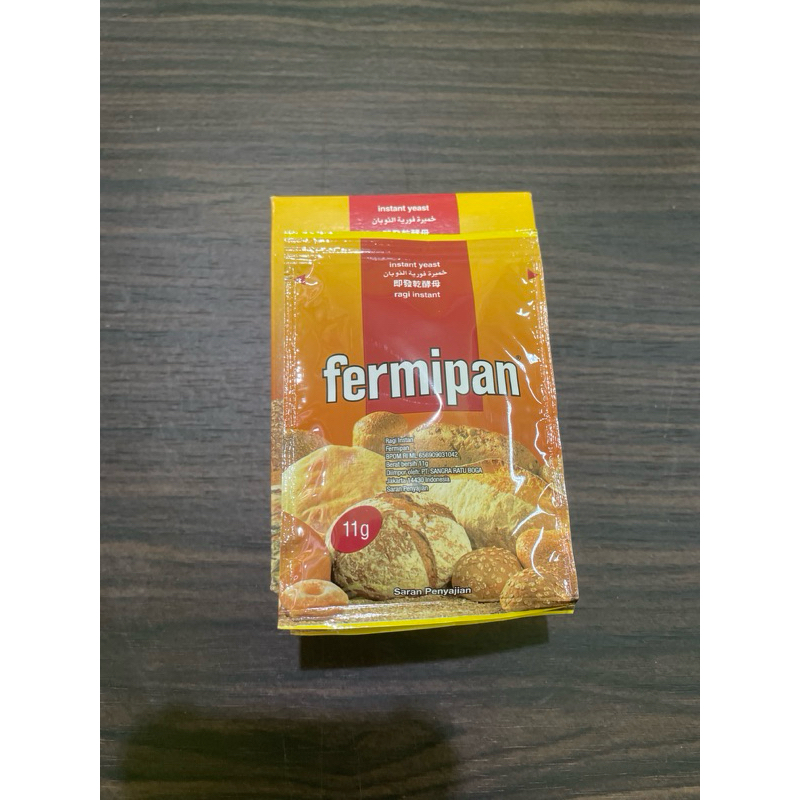 

fermipan instant yeast | ragi instant fermipan kemasan saset 11gr (per saset)