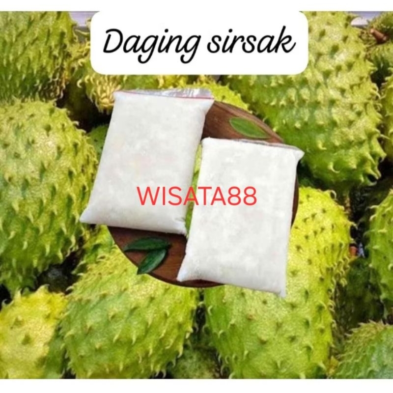 

daging sirsak 1kg original asli buah sirsak tanpa campuran air lokal