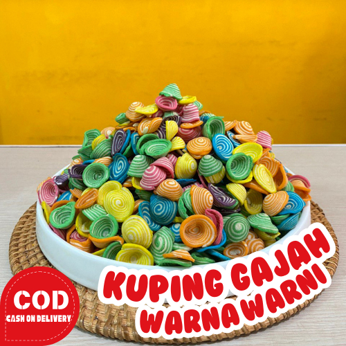 

Kue Kuping Gajah Mini Warna-Warni 125gram