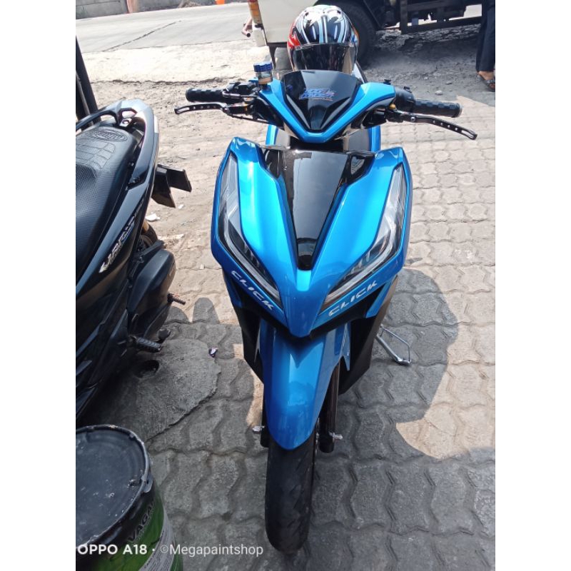 Cat warna Avatar blue / biru metalik /cat motor cat mobil cat automotive Pu.