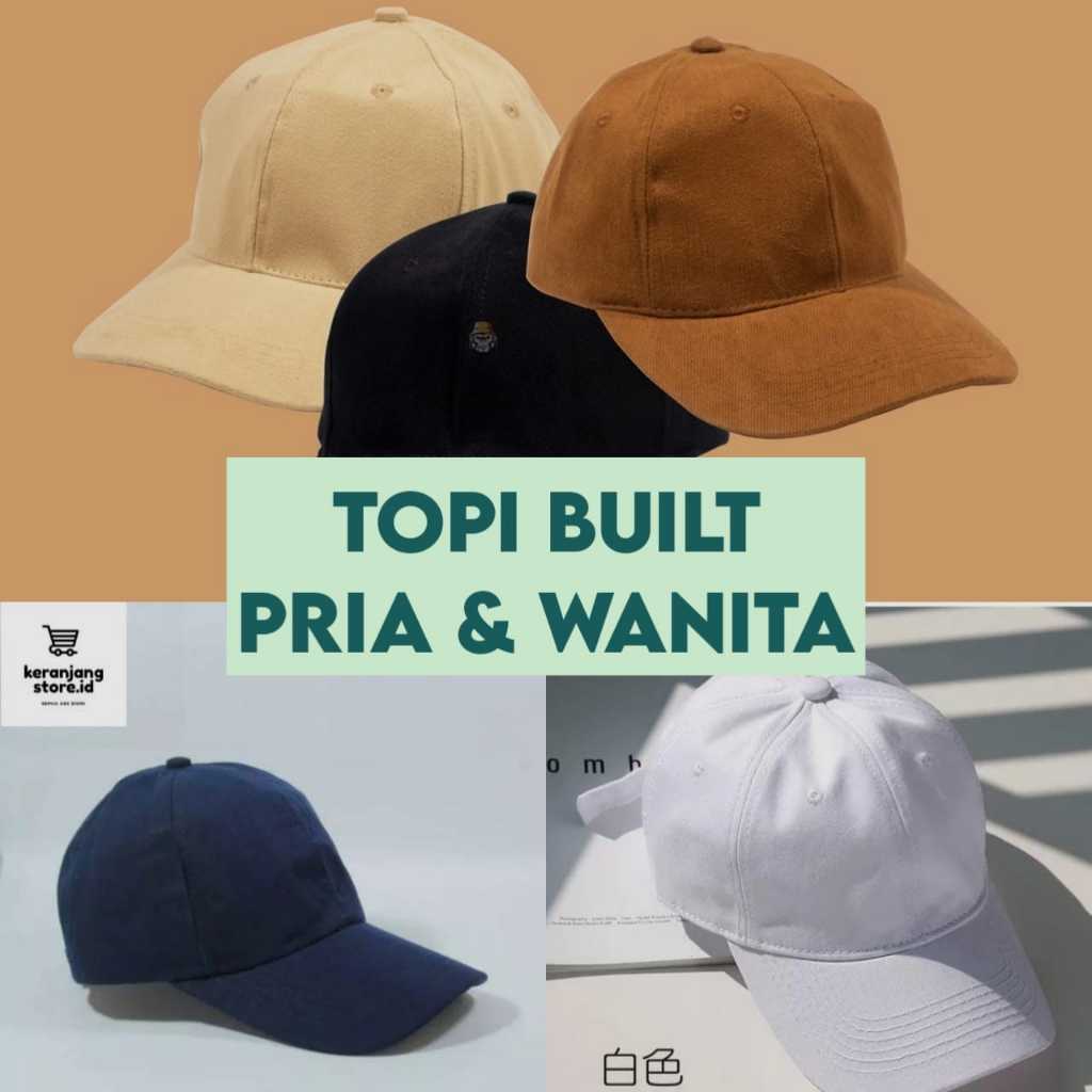 Topi Built Polos Ring besi – Pilihan Stylish dan Tahan Lama untuk Pria dan Wanita