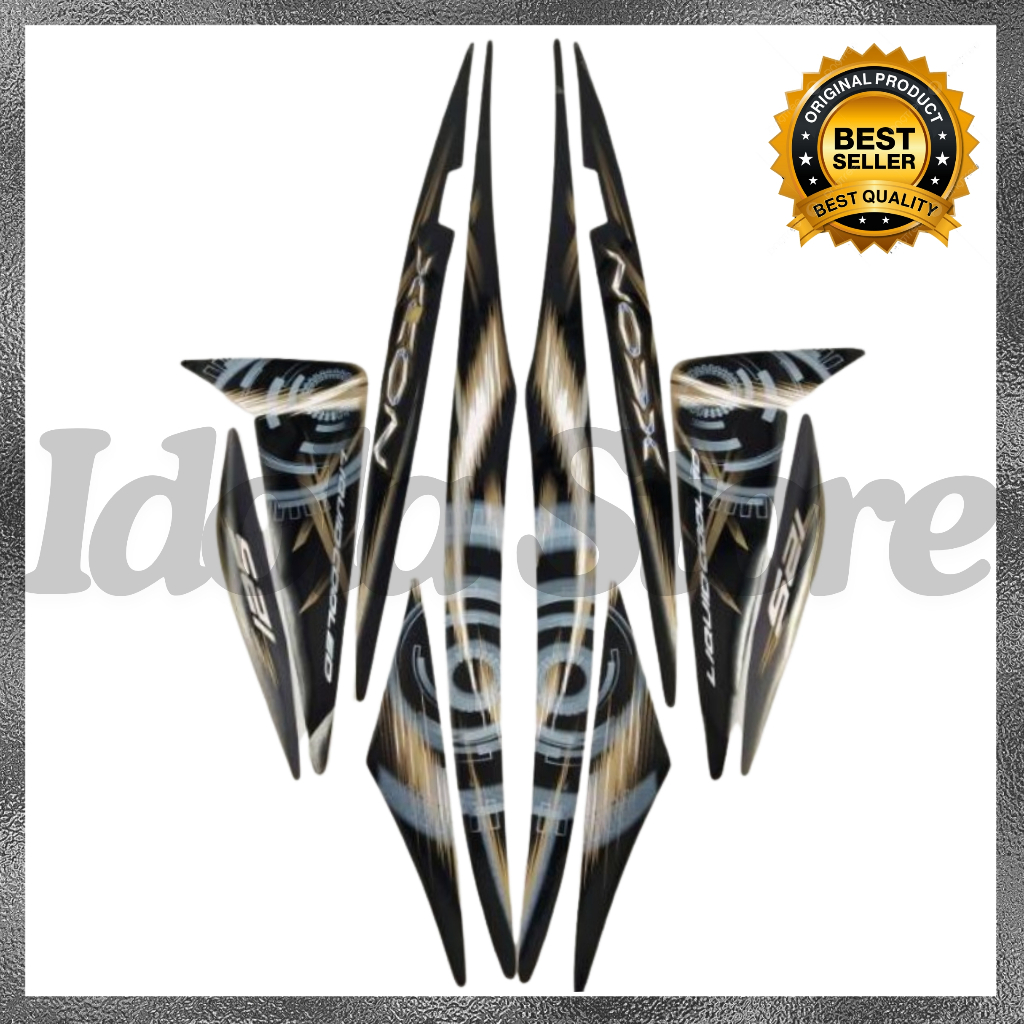 Stiker Striping Yamaha Xeon 125 2012 Hitam List Body Motor Yamaha Xeon 125 2012 Terbaik