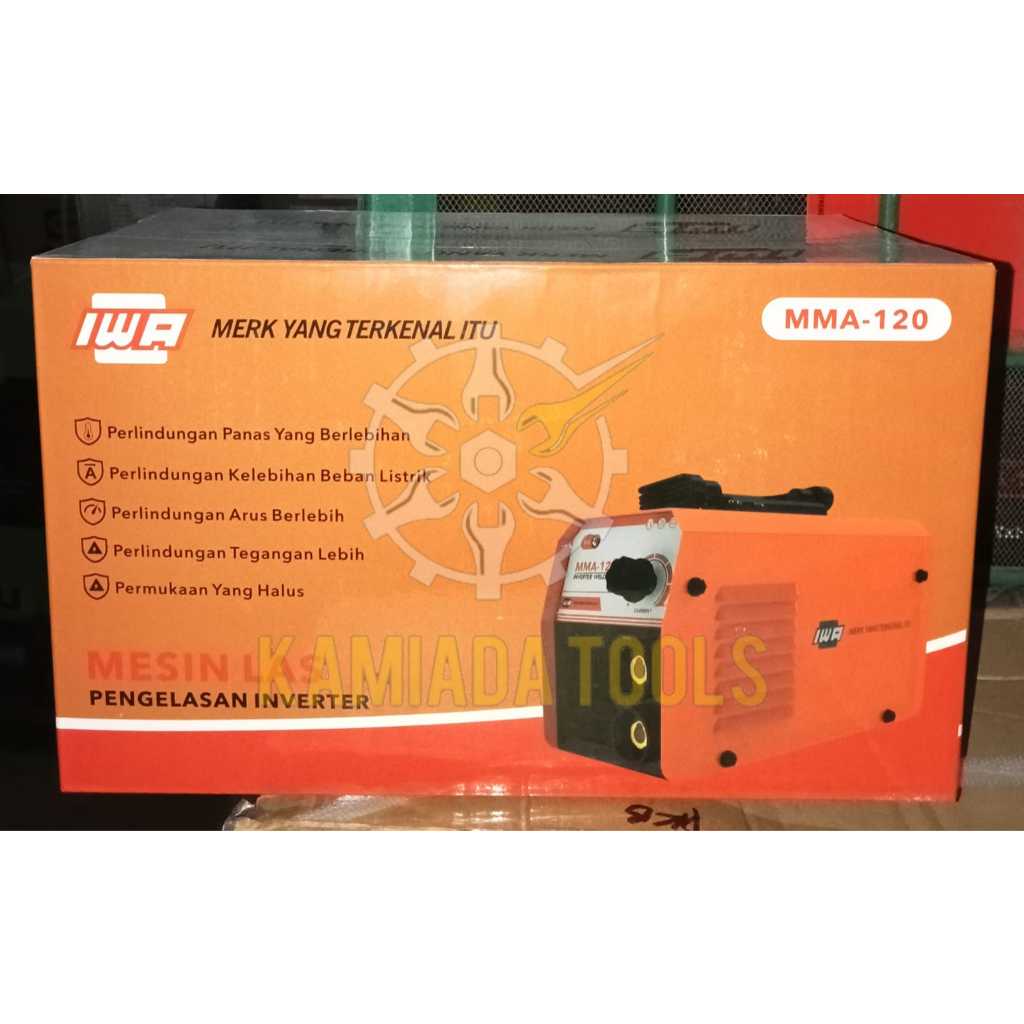 Mesin Las Inverter IWA 120 Amp/Travo Las 120 Amp