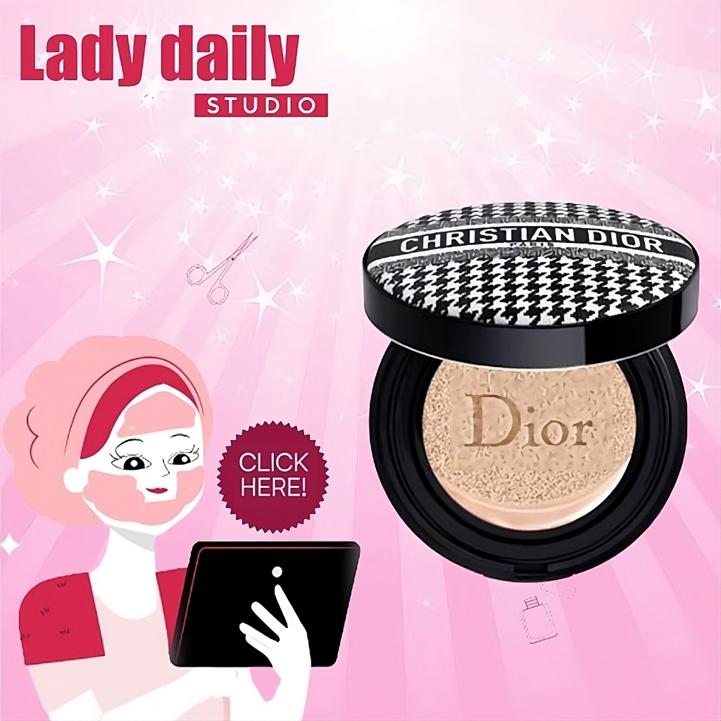 Lady Daily Dior Forever Couture Perfect Cushion Foundation New Look Limited-Edition 0N/1N/2N Full Si