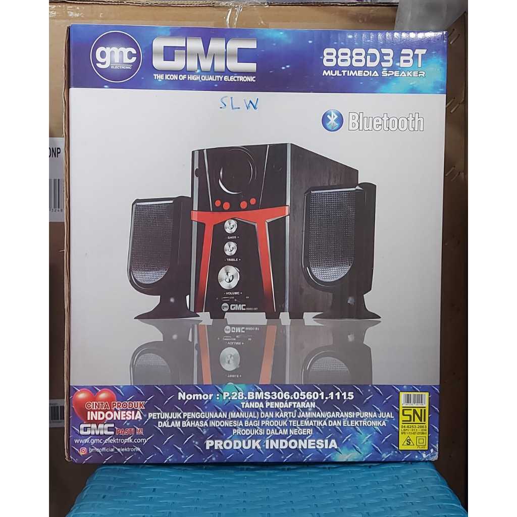 Speaker GMC Bluetooth GMC 888 D3 BT - SPEAKER MULTIMEDIA