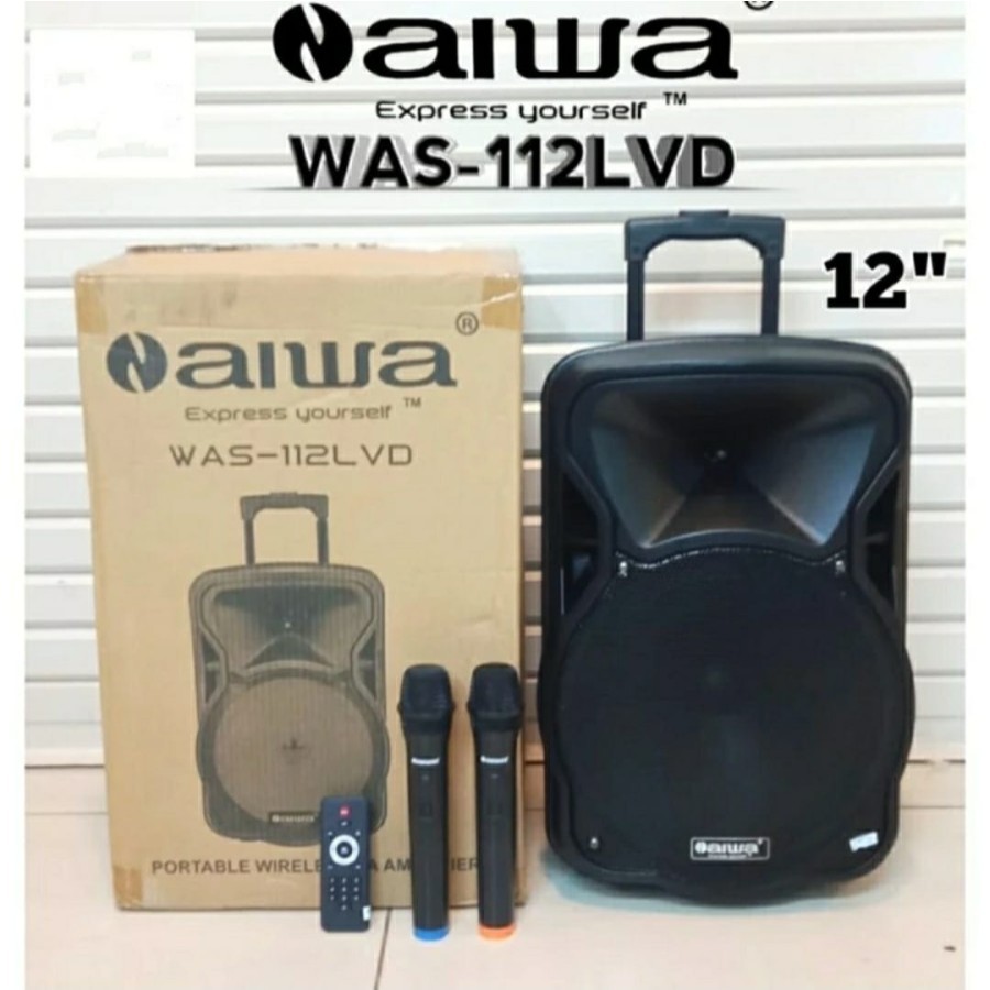 Speaker Portable Meeting AIWA 112 LVD 12 Inch AIWA WAS 112LVD 12Inch