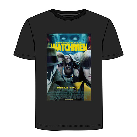 Kaos Watchmen Tshirt Bahan 100% Cotton Black & White | Casual T-SHIRT Size S M L XL XXL 3XL 4XL | RE