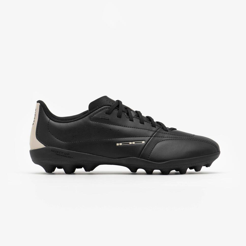 Decathlon Kipsta Sepatu Sepak Bola 100 MG - Hitam - 8808623