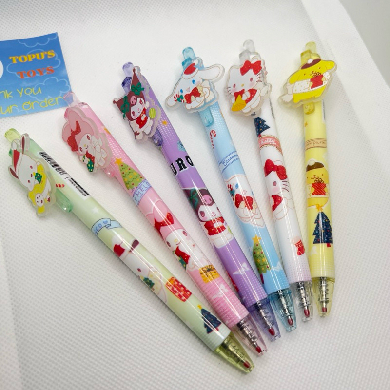 

Pulpen Gel Sanrio / Bolpen Pulpen mainan akrilik sanrio 3D / Pulpen Anak Sekolah /Bolpen Viral kartun lucu