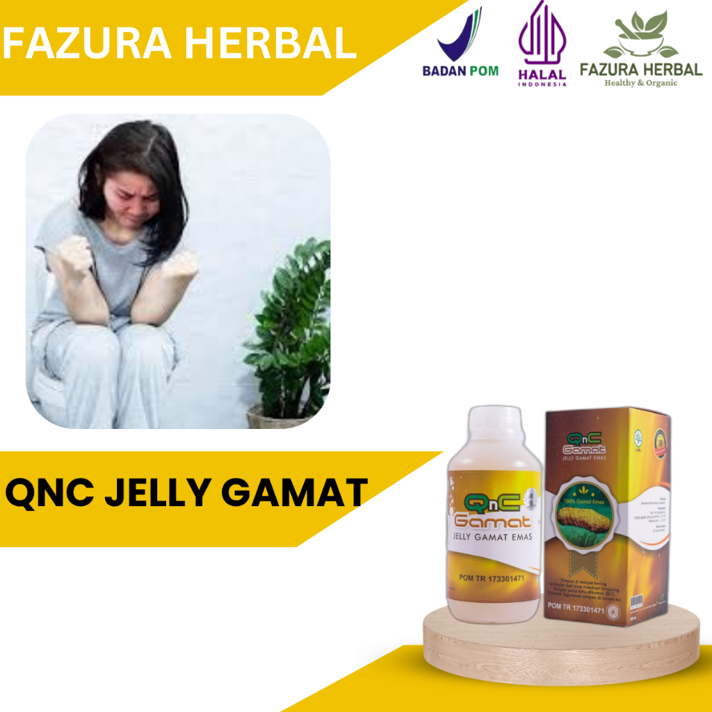 QnC Jelly Gamat - Obat Sakit Saat BAB, Obat BAB Tidak Keluar, Obat Sulit BAB, Obat BAB Berdarah