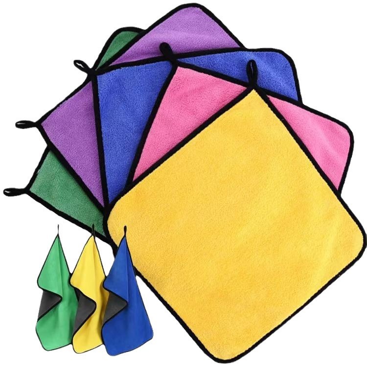 Kain Lap Microfiber Mobil Dapur 2 Sisi Tebal Halus 30x30 — 8