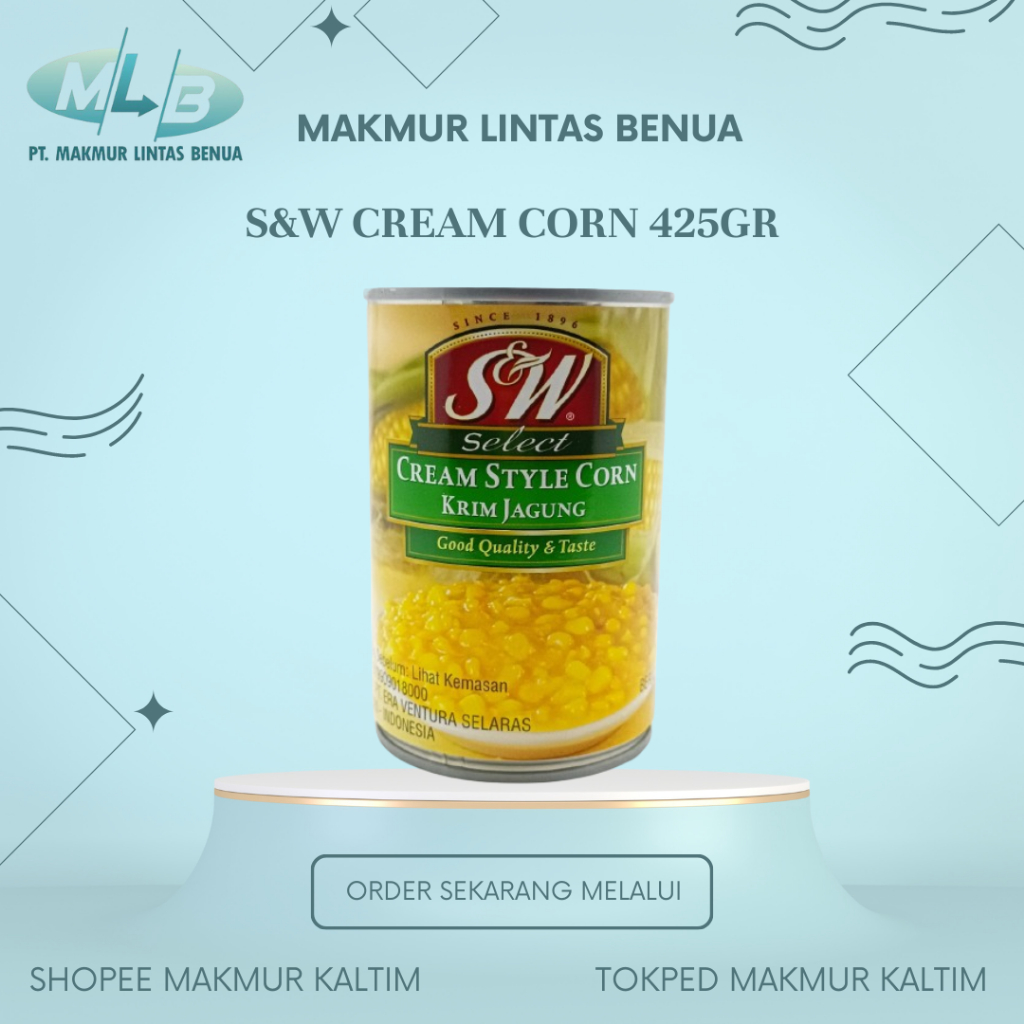 

S&W CREAM CORN 425GR (krim jagung)