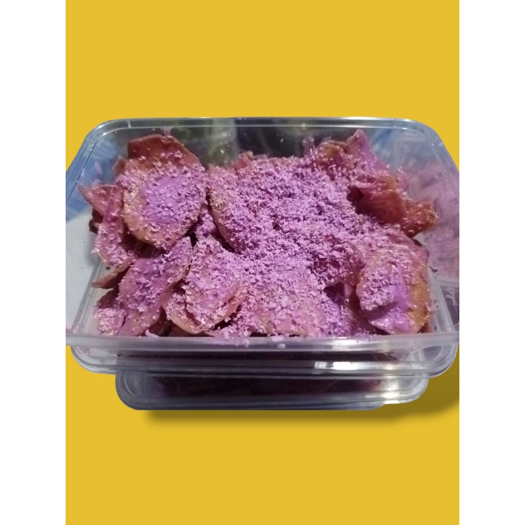 

Kripik omah pisang varian taro twiinwal 750ml berat 250gr