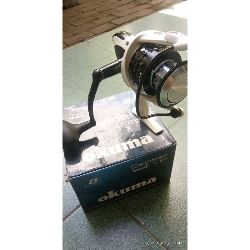 Reel Okuma Ceymar C65 white bekas/seken