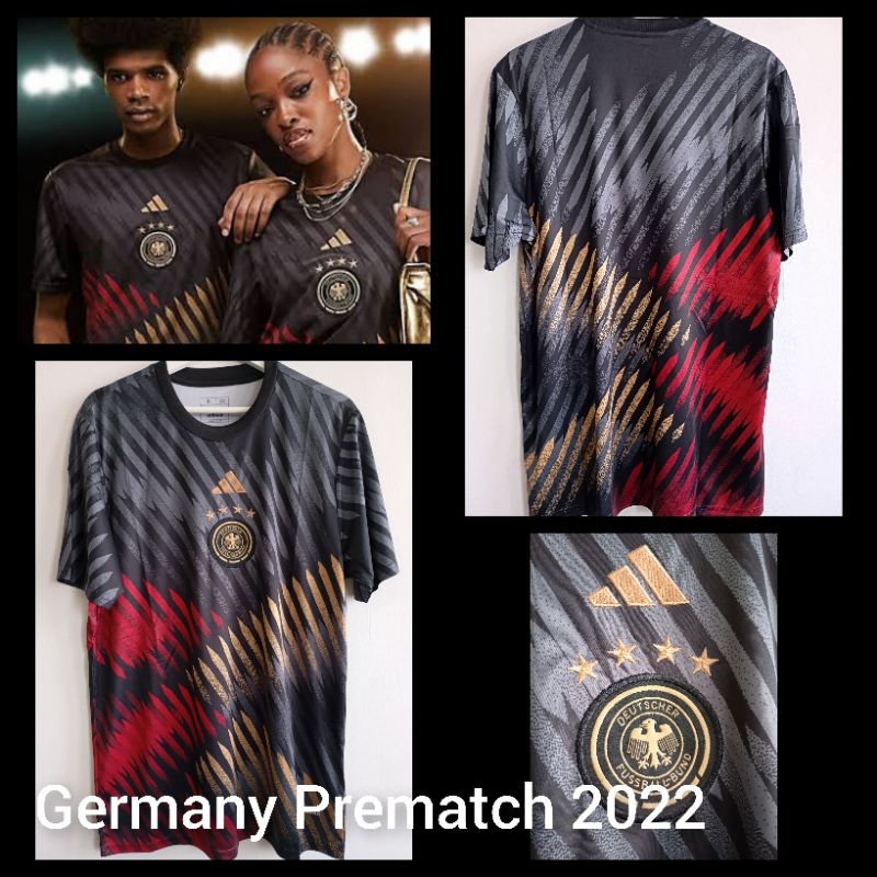 JERSEY JERMAN PREMATCH 2022 HITAM