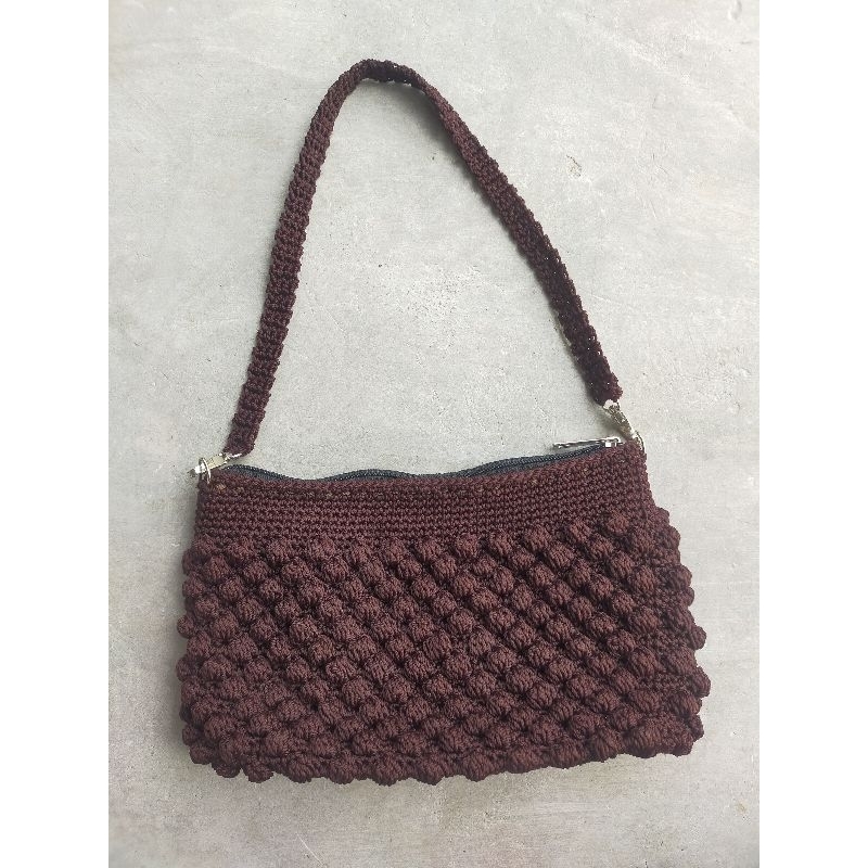 Tas Rajut Wanita / Tas Rajut Tenteng/ Tas Simpel