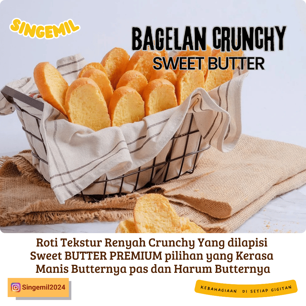 

Bagelan Crunchy Sweet Butter Singemil