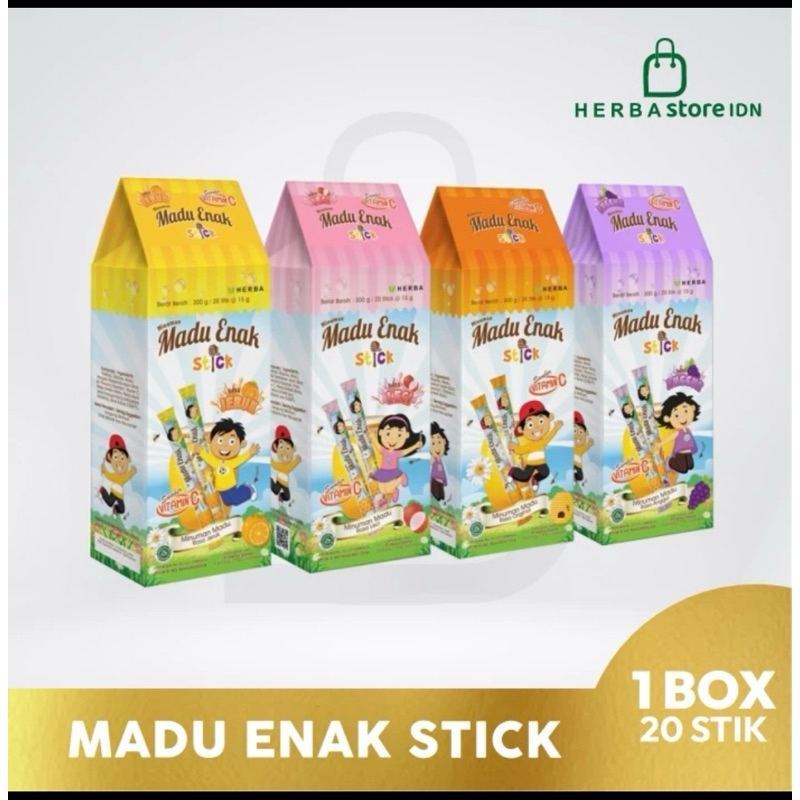 

madu enak stick | madu enak sachet | perkarton