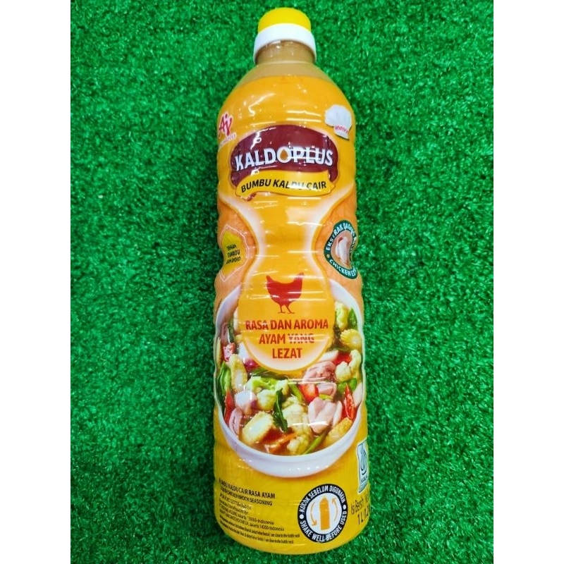 

Ajinomoto KaldoPlus Liquid Chicken Broth Seasoning Bumbu Kaldu Cair Ayam 1L Lokal HALAL