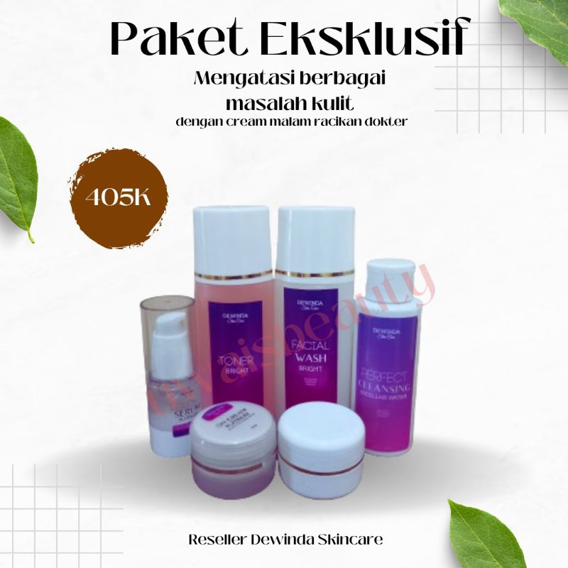 Dewinda Skincare 1 paket racikan cream malam