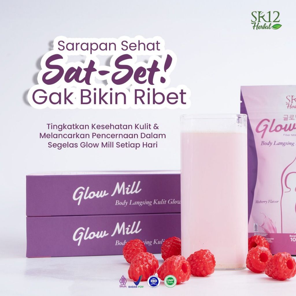 

GlowMill SR12 Fiber Milk Shake Mix Oat & Glutation