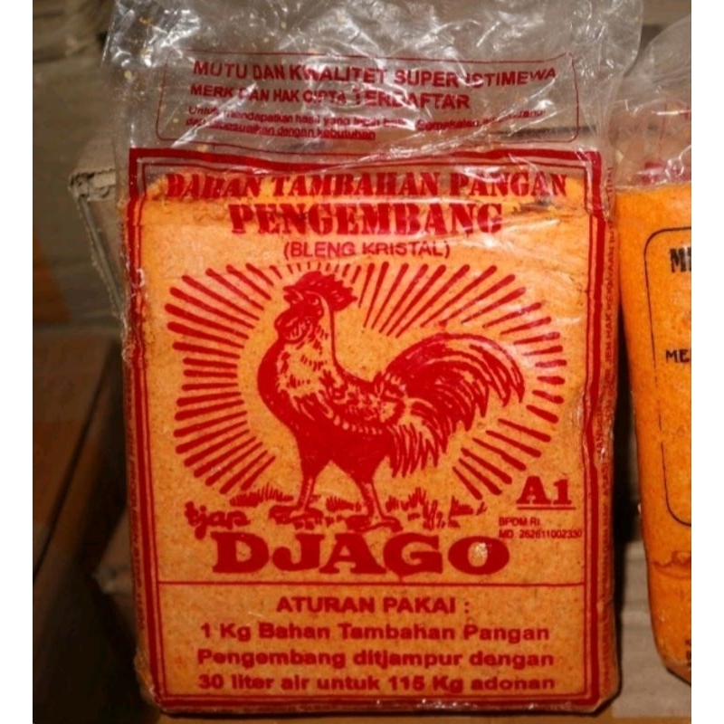 

Pengembang Buat Kerupuk Cap Djago Garam Bleng Djago 135 Gram