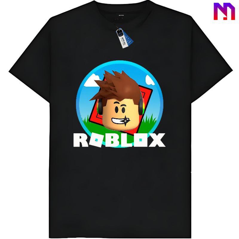 Kaos Baju Tshirt Custom Pria Wanita Anak Dewasa Game Roblox Roblok Robloc Robloks Roblocs Robloxs Bu