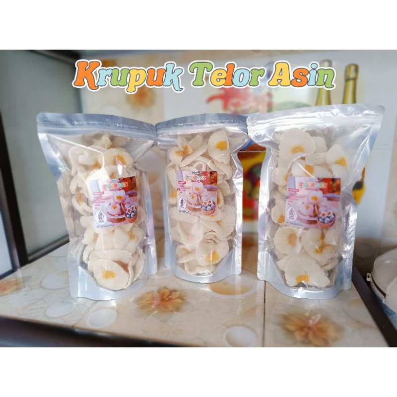 

Krupuk telor asin