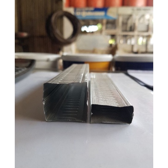 Hemat Besi Hollow Galvanis 4x4 2x4 35 mm Holo Plafon PVC 4 x 4 2 x 4 35mm 35mm