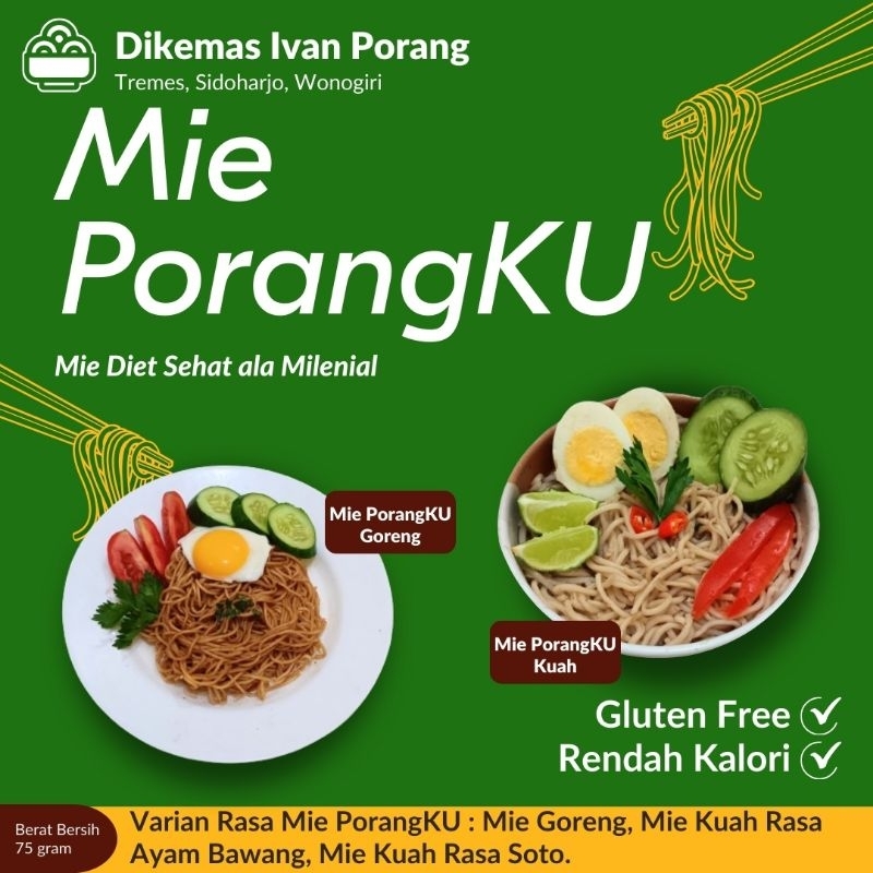 MIE PORANGKU [ MIE SEHAT TANPA PENGAWET ]