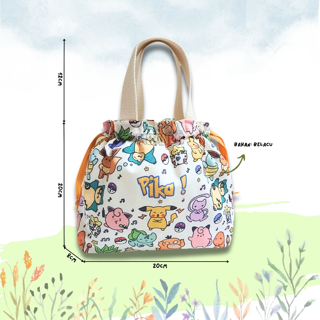 

iDk90 Goodie Bag Hampers Mini Totebag Custom Ukuran 20x20